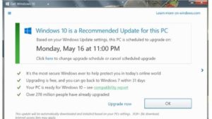 Windows 10 Forced Upgrade