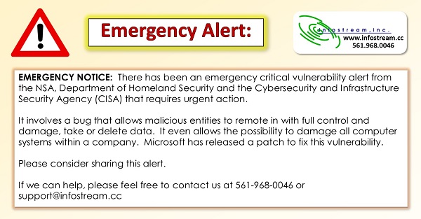 Emergency Critical Vulnerability Alert From The NSA