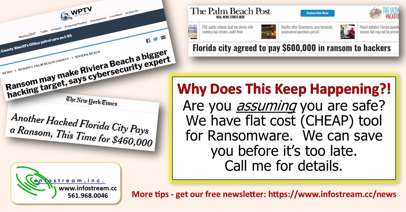 Cybercrime happens right here in Palm Beach County constantly.